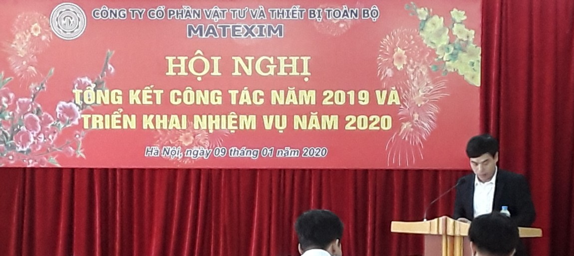 Ông Tống Ngọc Thắng - Tổng Giám đốc Công ty phát biểu tổng kết Hội nghị